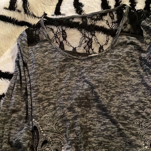 Size medium miss me, bling and white shirt Buckle - Picture 2 of 5